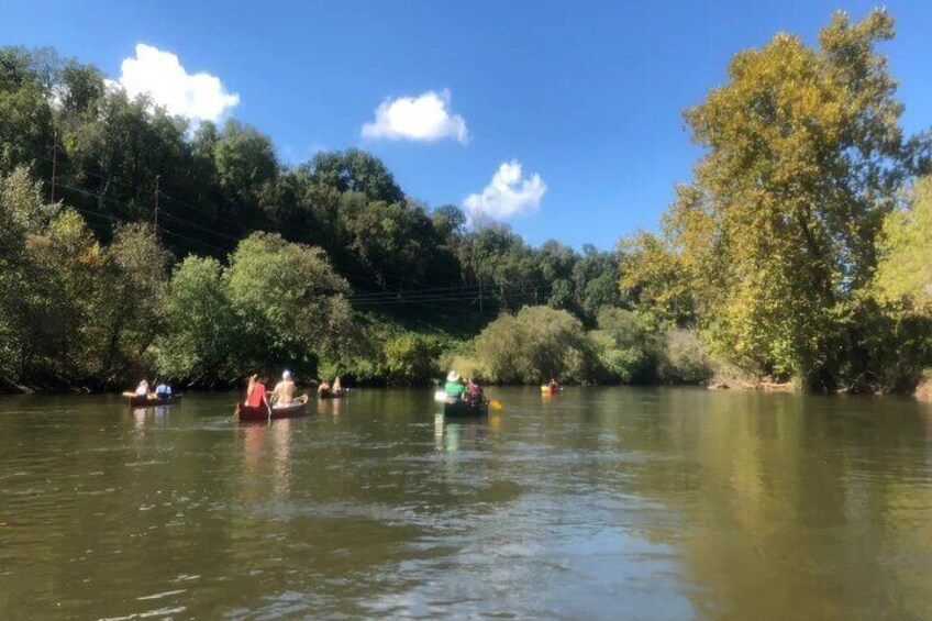 Paddle to the breweries. 