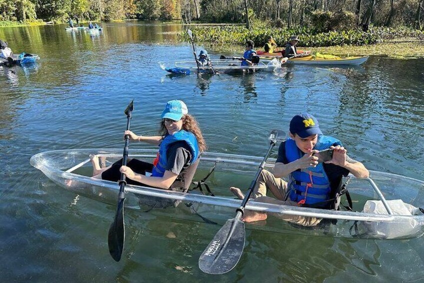 Silver Springs Clear Kayaking Manatee & Monkey Adventure