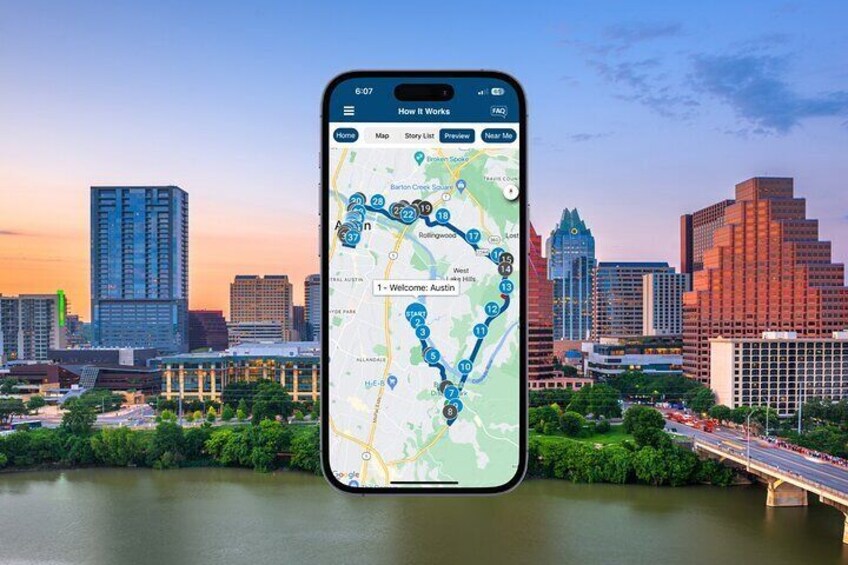 Austin Self-Guided Driving Audio Tour Guide