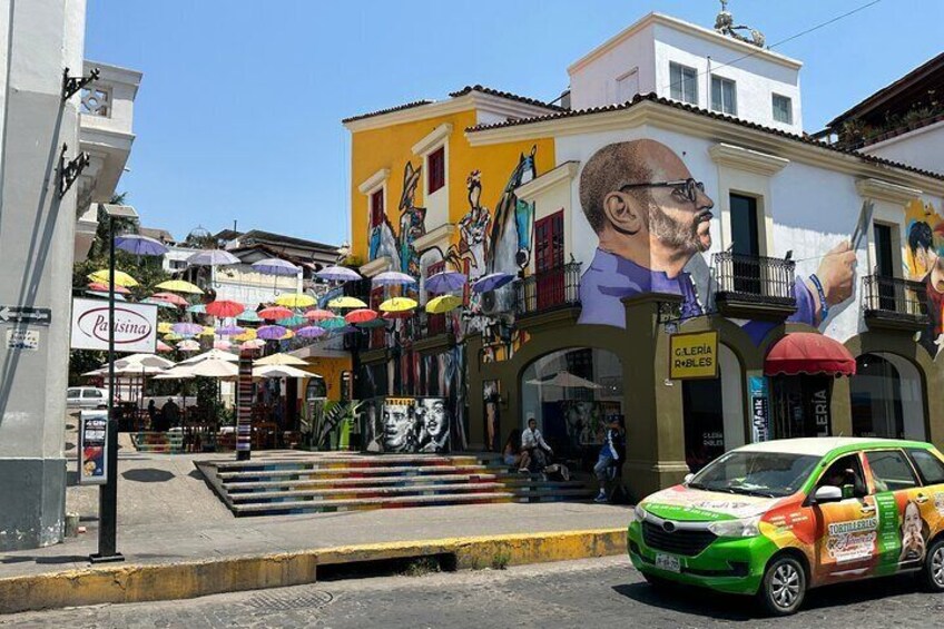 Wonderful murals and secret stairs and paths