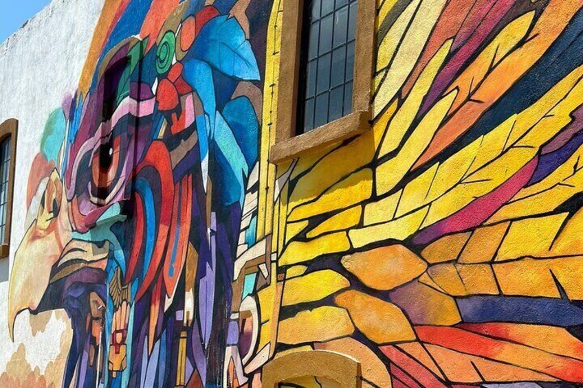 Amazing murals on this tour. This is one of the newest. 