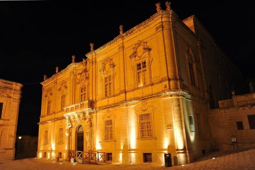 Guided Night Tour of Valletta Waterfront, Mdina and Rabat