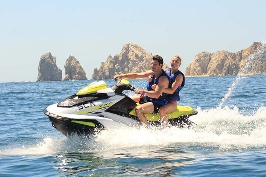 Jetski Ride Activity in El Medano Beach of Mexico