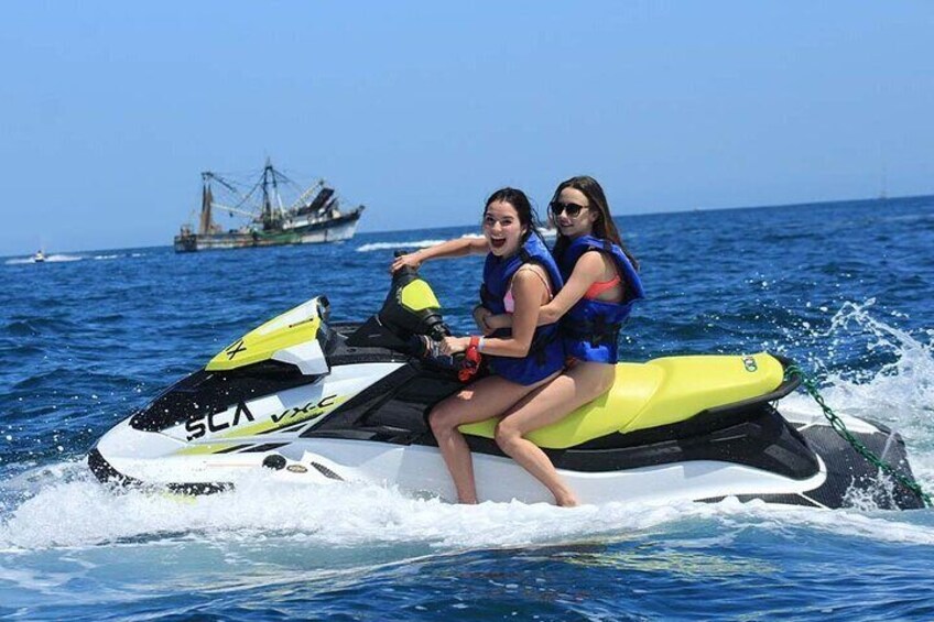 Jetski Ride Activity in El Medano Beach of Mexico