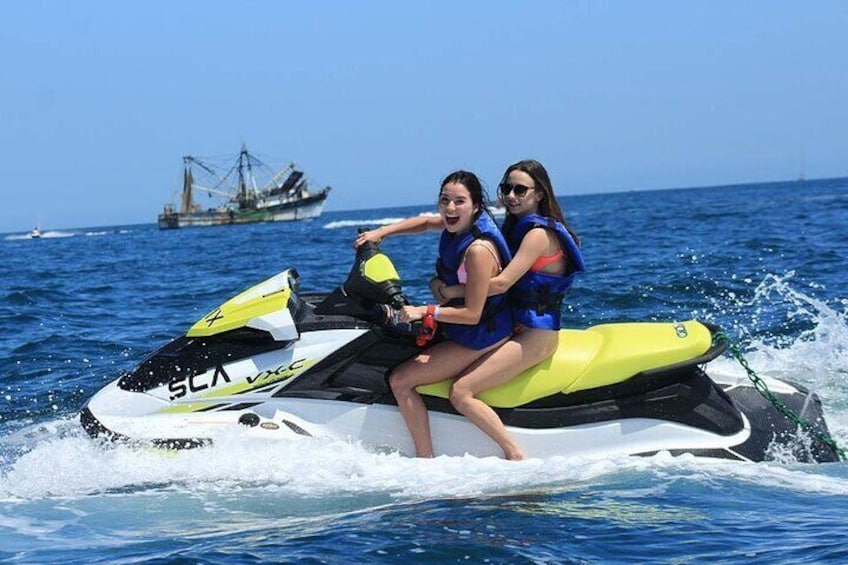 Jetski Ride Activity in El Medano Beach of Mexico