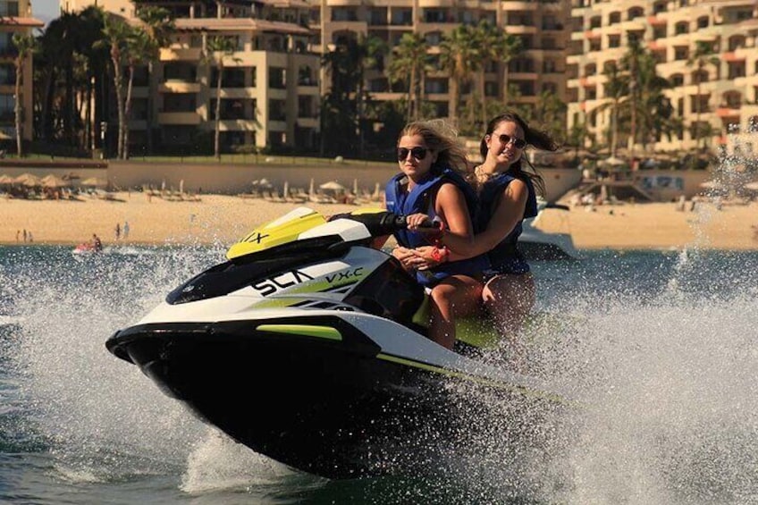 Jetski Ride Activity in El Medano Beach of Mexico