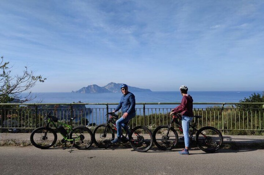 At the Vivaio by E-bike to discover the Sorrento Lemon