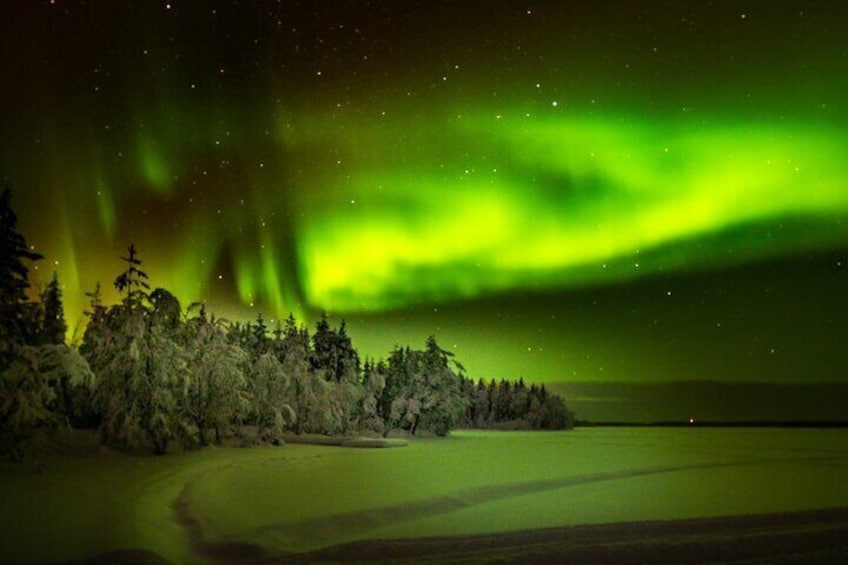 3-Hour Snowmobile Safari to Search Northern Lights in Levi 