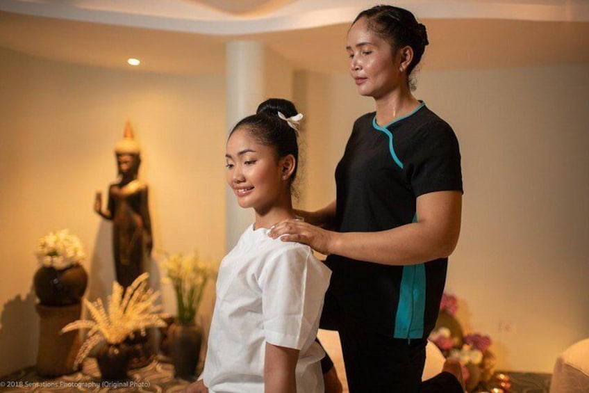 Traditional Khmer Massage is an extremely relaxing treatment that uses no oil.