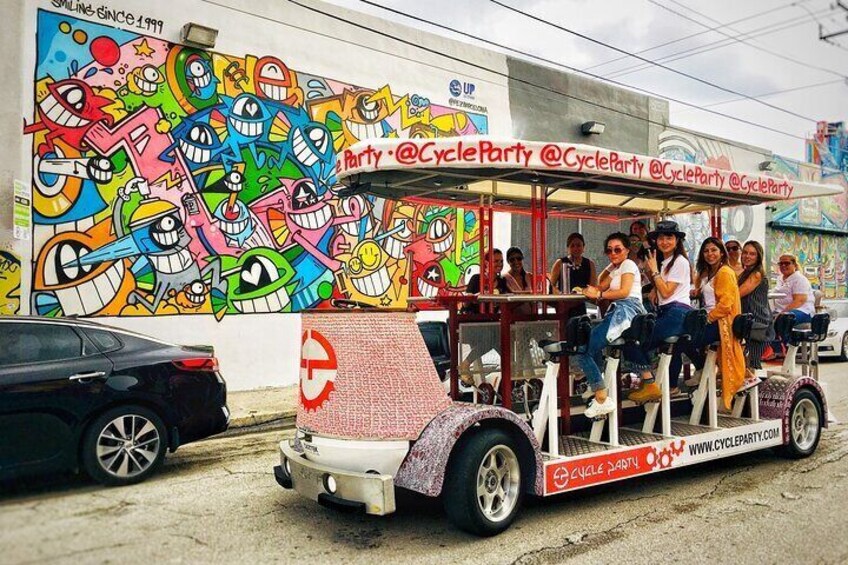 Wynwood Party Bike Happy Hour Crawl 