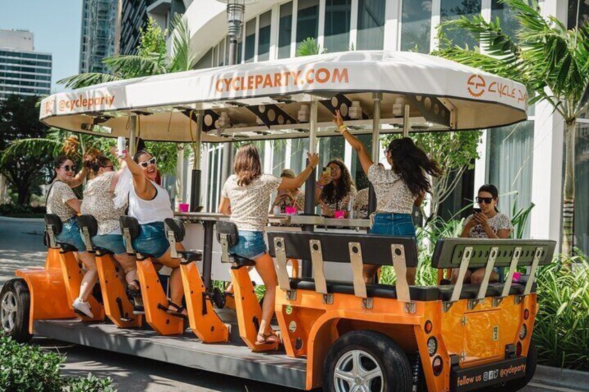 Wynwood Party Bike Happy Hour Crawl 