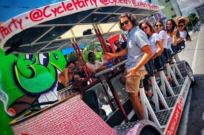 Wynwood Party Bike Happy Hour Crawl 