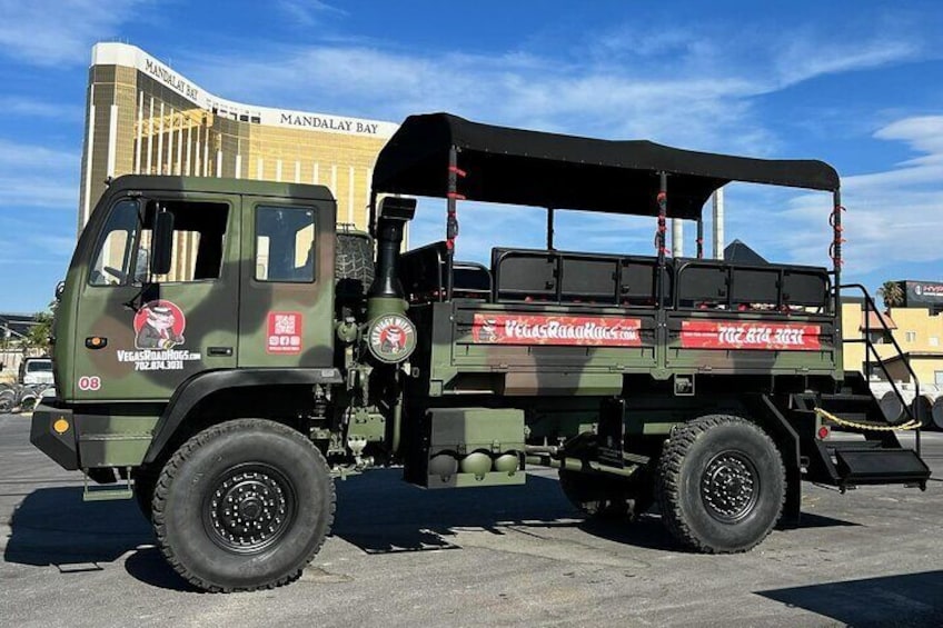 Tours of the Las Vegas Strip by Converted Military Party Vehicle