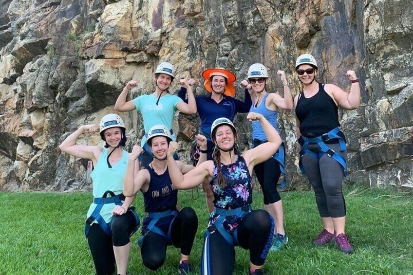 Twilight Rockclimb & Abseil Adventure in Kangaroo Point Cliffs 