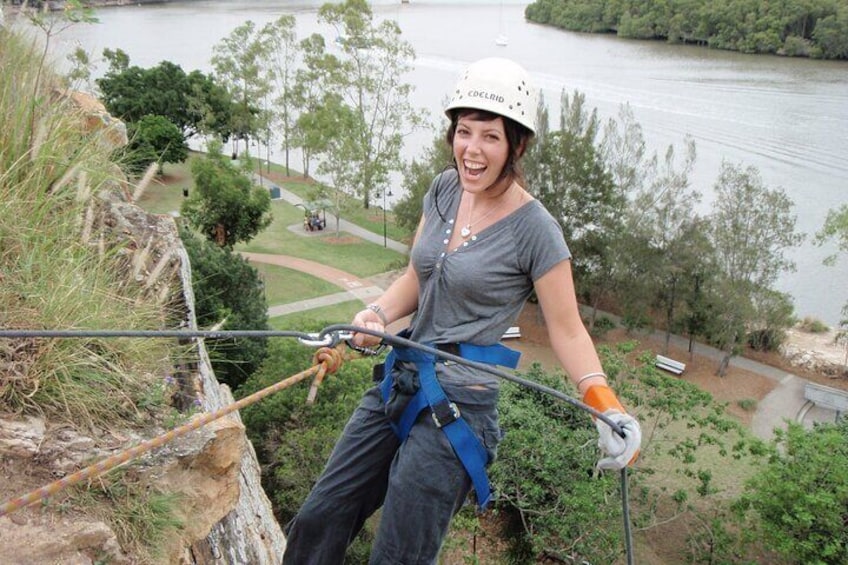 Twilight Rockclimb & Abseil Adventure in Kangaroo Point Cliffs 