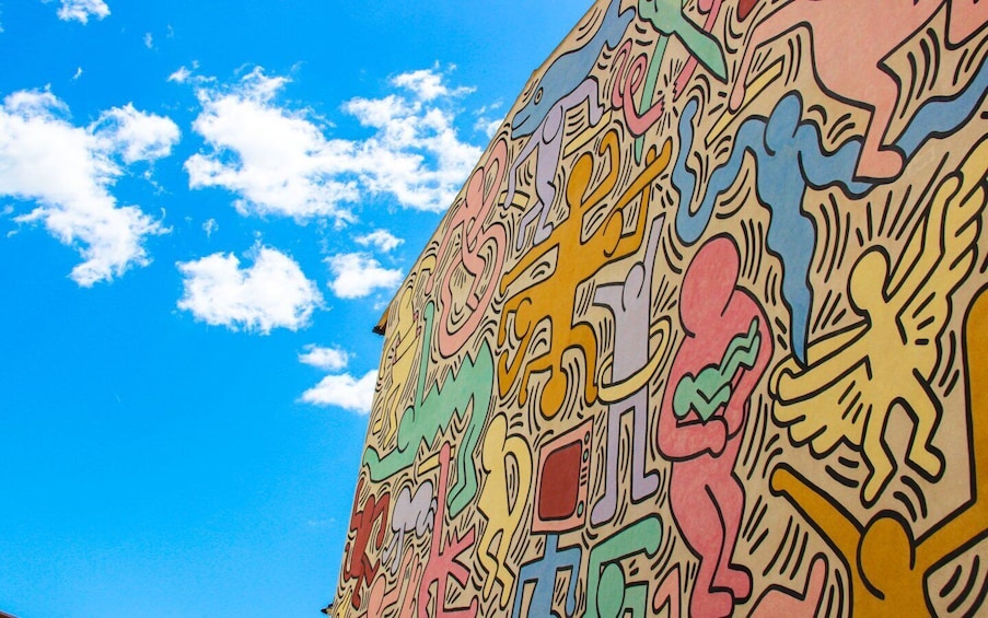 "Tuttomondo” mural by Keith Haring