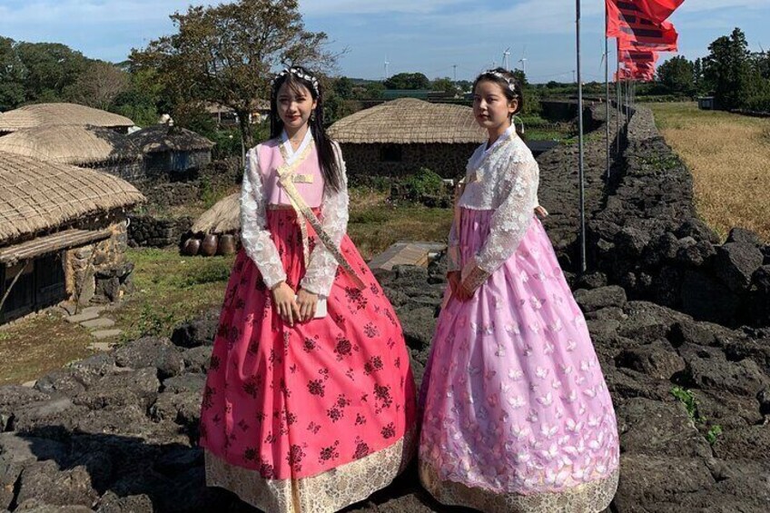 jeju private Package tour in jeju (Unesco & Hanbok experience)