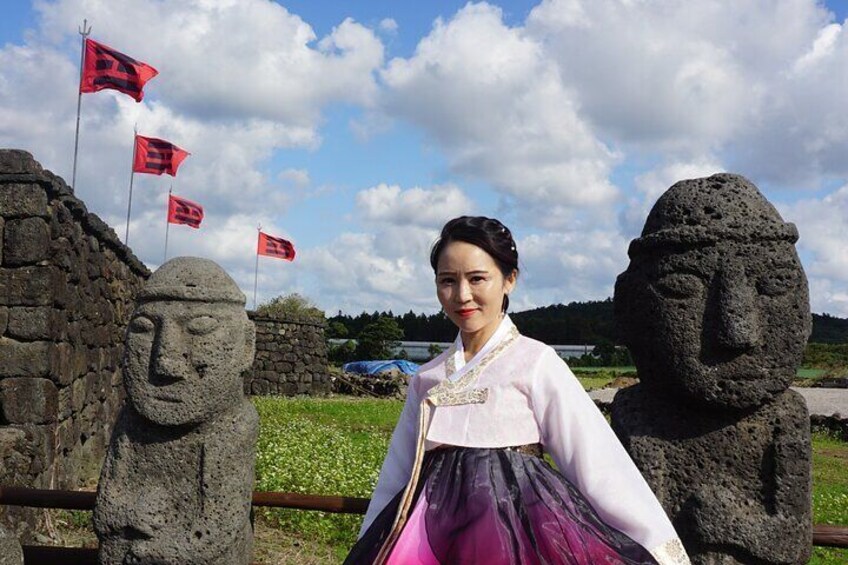 jeju private Package tour in jeju (Unesco & Hanbok experience)