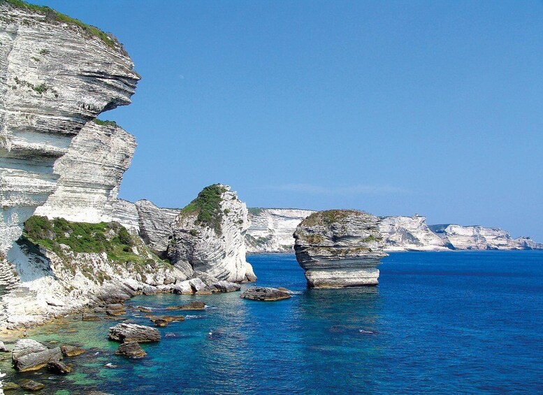 From Bonifacio: Cruise Under the Bonifacio Cliffs