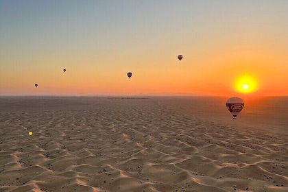 Dubai Hot Air Balloon Tour with Breakfast Camel Ride and Transfer