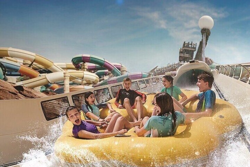 Abu Dhabi Yas Waterworld Tickets With Meal 