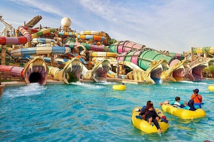 Abu Dhabi Yas Waterworld Tickets With Meal