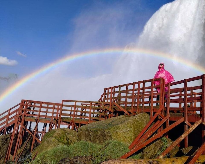 Niagara, USA: Guided Tour with Boat, Cave of Winds, & Trolly