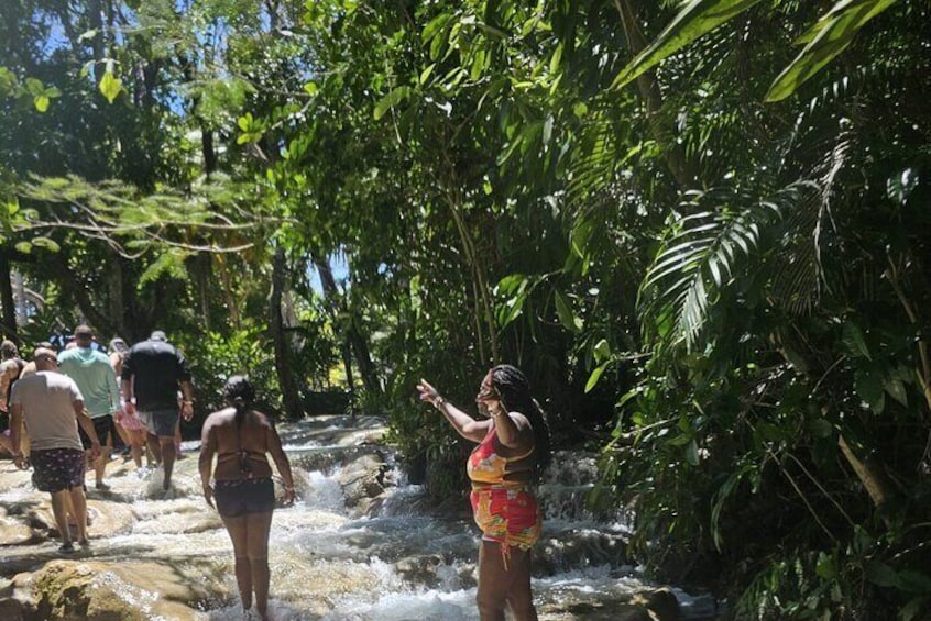 World famous Dunn's River Falls 