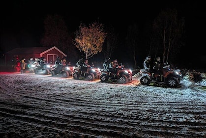 Evening Tour and Aurora Borealis Sightseeing in Norway by quad bike