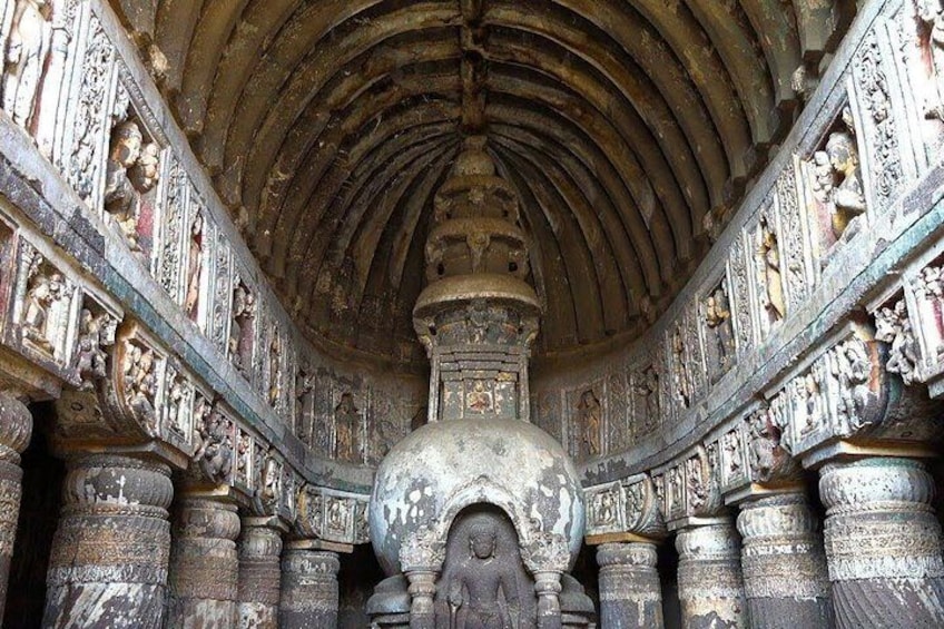 Private Tour : 3-Day Ajanta Ellora Caves & Aurangabad from Mumbai
