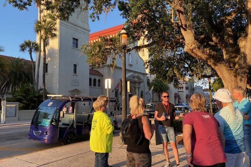 Riding with the Ghosts a Golf Cart Ghost Tour in St Augustine