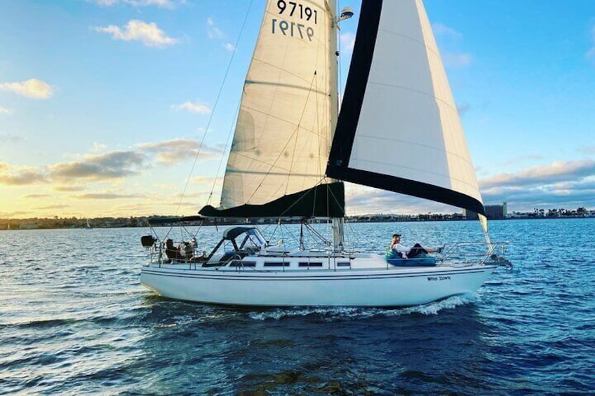 San Diego sailing excursion private sail