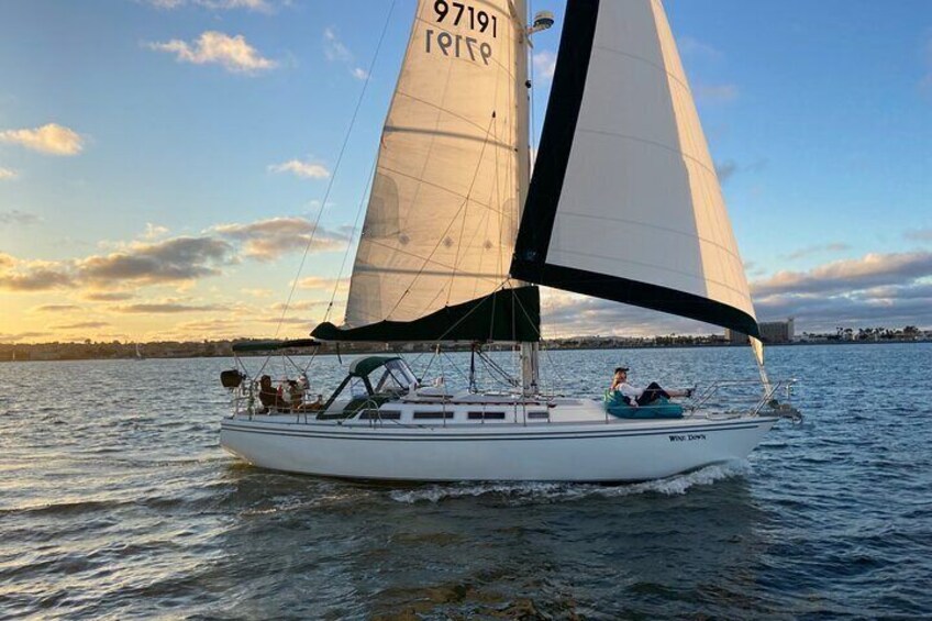 San Diego sailing excursion private sail