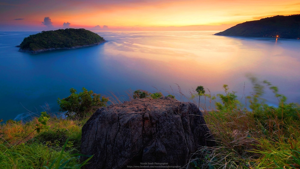 Sunset on the coast of Phuket