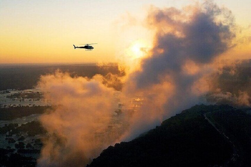 15 Minutes Helicopter Flight in Victoria Falls