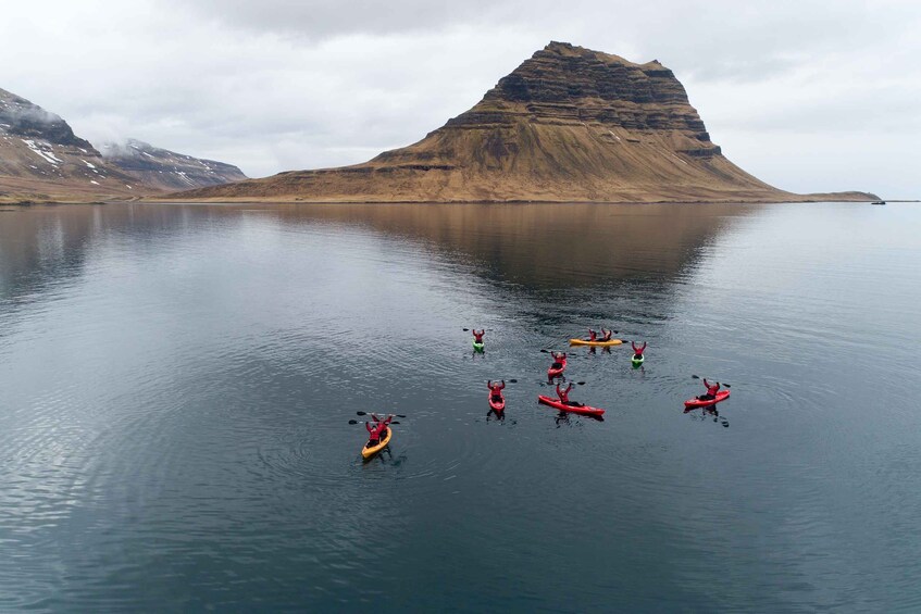 Picture 1 for Activity Grundarfjörður: Classic Mt. Kirkjufell Kayaking Adventure