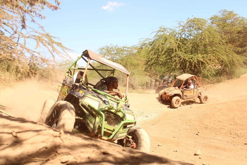 Picture 1 for Activity Oahu: Off-Road ATV & 3 Ziplines Adventure w/ Waikiki Trans