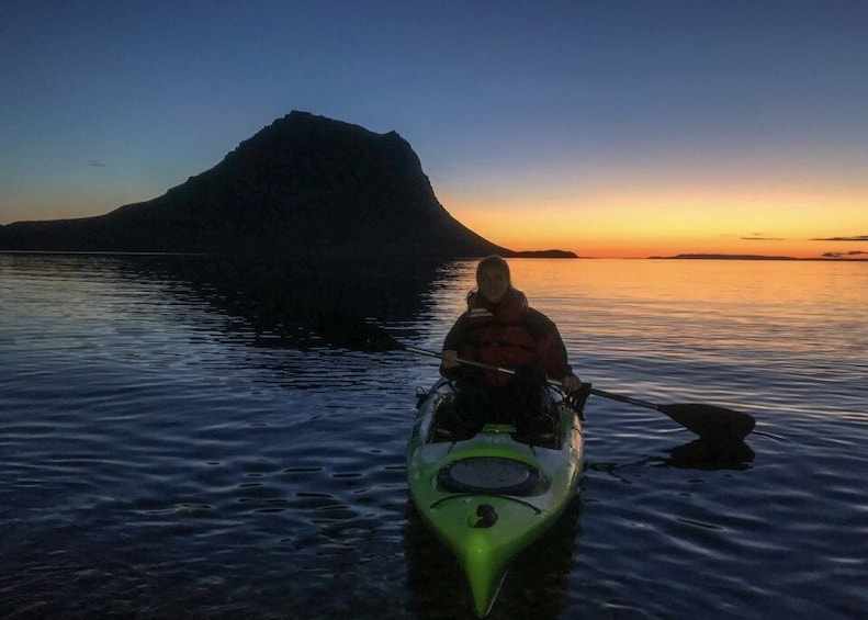 Picture 2 for Activity Iceland: Midnight Sun Kayaking Adventure