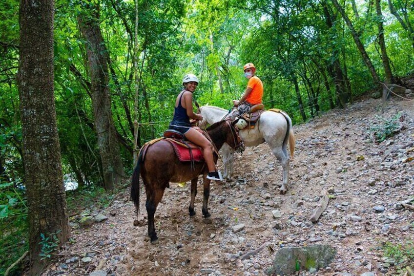 Combo RZR Zip Lines and Mule Ride Jorullo Route