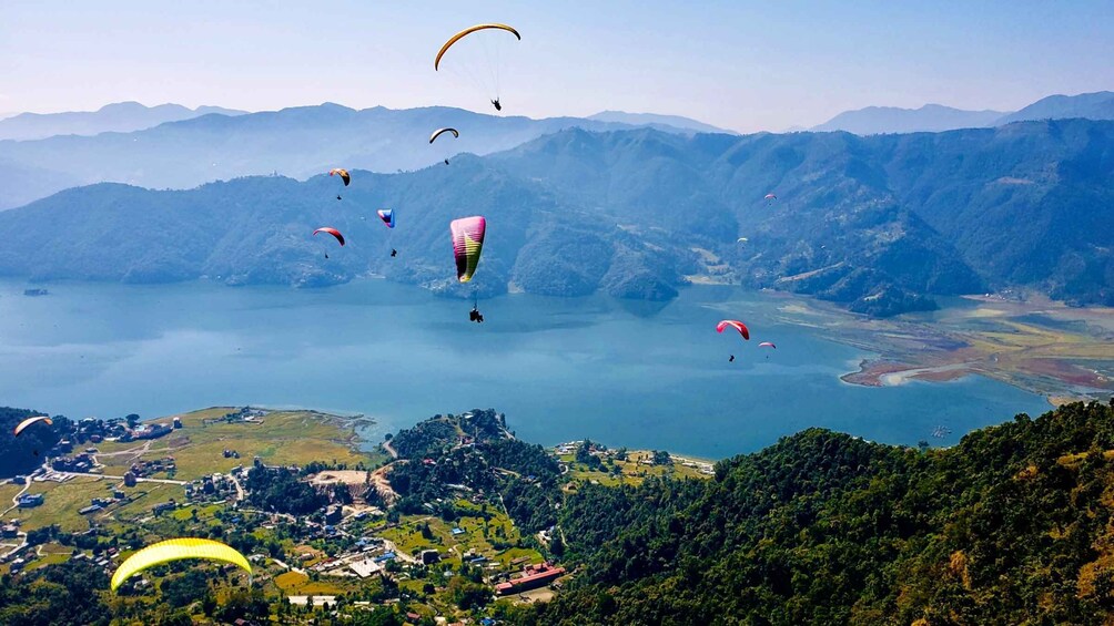 Picture 3 for Activity Lakeside: Paragliding Trip in Pokhara with Photos and Video