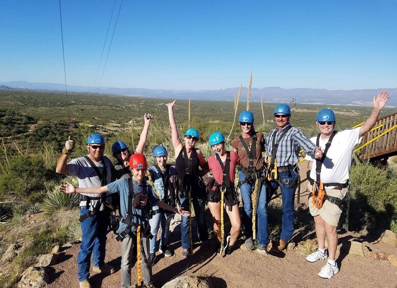 Picture 4 for Activity Tucson: 5-Line Zipline Course in the Sonoran Desert