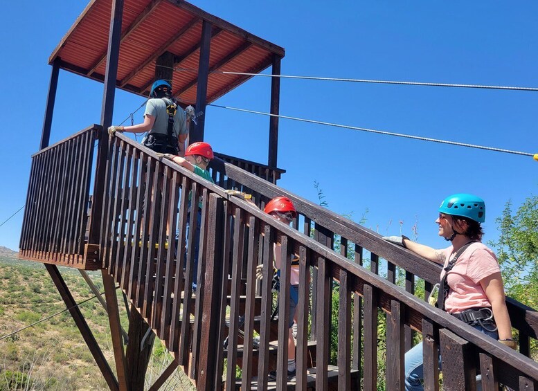 Picture 2 for Activity Tucson: 5-Line Zipline Course in the Sonoran Desert