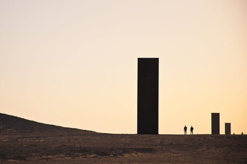 West Of Qatar, Mushroom Rocks, Camel Racing Track, Richard Serra 