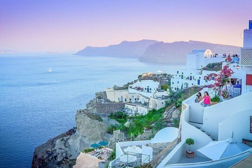 Heraklion: Day Trip to Santorini by Boat with Oia & Fira