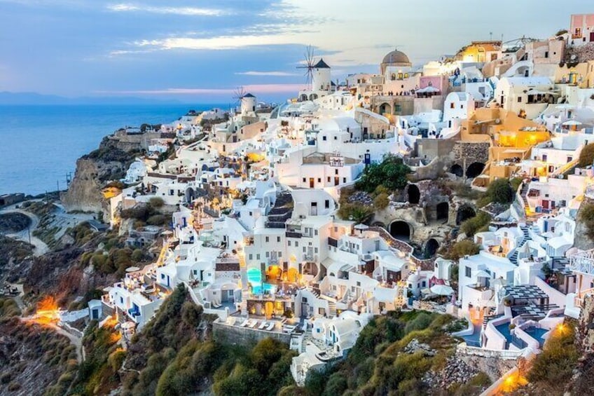 Heraklion: Day Trip to Santorini by Boat with Oia & Fira