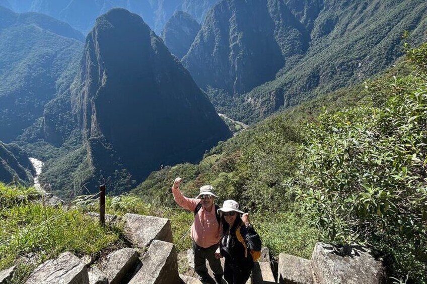 Private guide in Machupicchu.