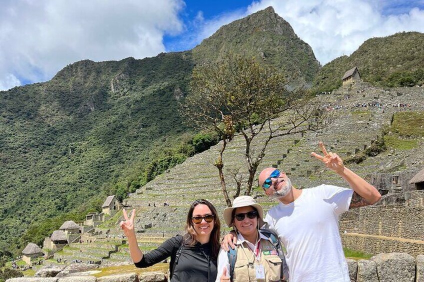 Private guide in Machupicchu.