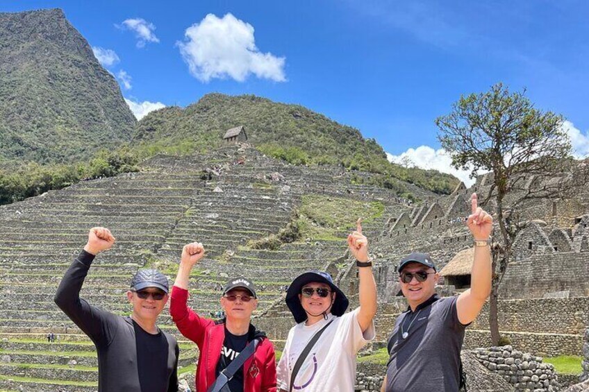 Private guide in Machupicchu.