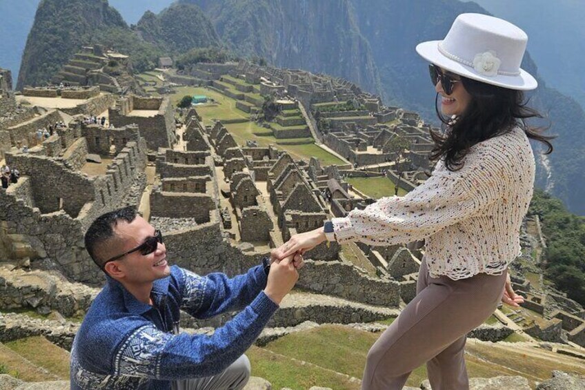 Private guide in Machupicchu.