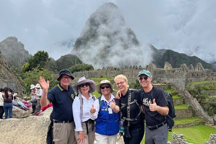 Private guide in Machupicchu.